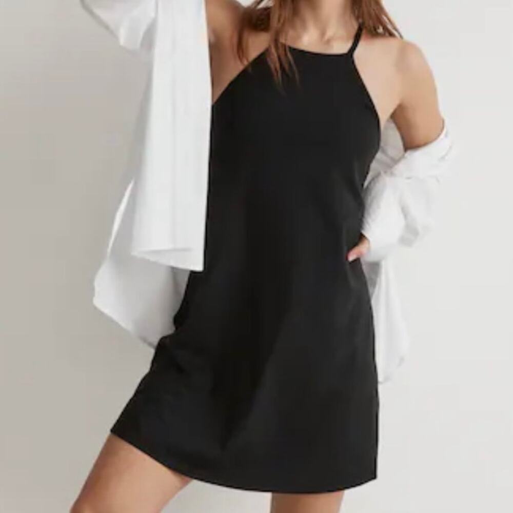 MWL x MADEWELL | Flex 2.0 Fitness Dress Athletic Athliesure Solid Black | Large